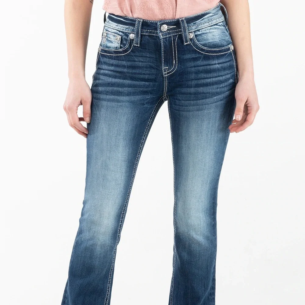 Miss Me Jeans Bootcut Size 28 - Picture 1 of 7